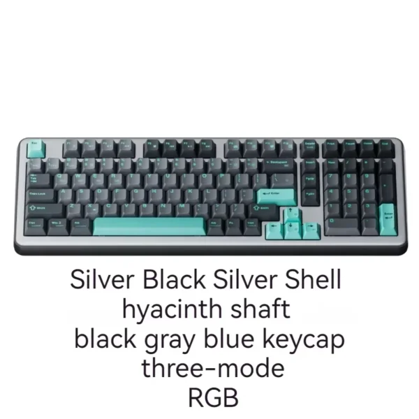 Ajazz Ac100 Mechanical Keyboard Aluminum Alloy Three Mode Bluetooth (6)