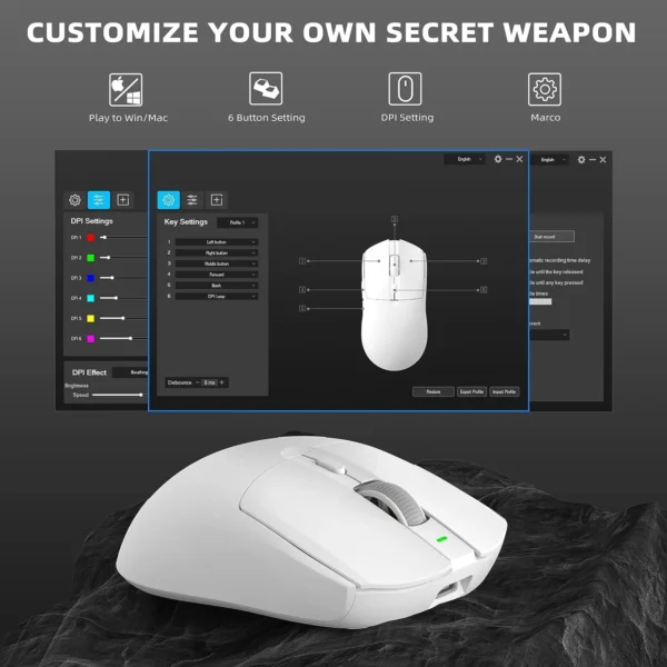 Ajazz AJ139 Pro 4K Wireless Gaming Mouse (10)